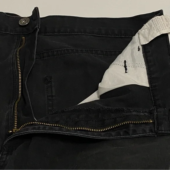 Wrangler Men's Black Cargo Style Pants 32x32 100% Cotton Y2K Grunge Streetwear